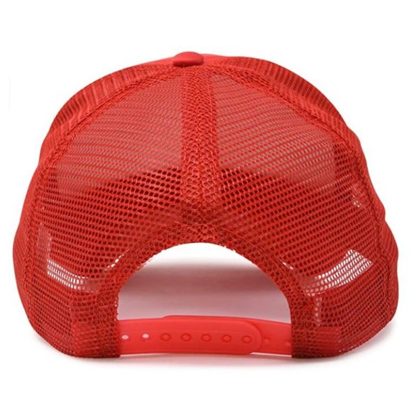 NEW Atlanta Hawks 1969 Retro Foam Trucker Mesh Snapback Hat 2TONE RED - Picture 2 of 3